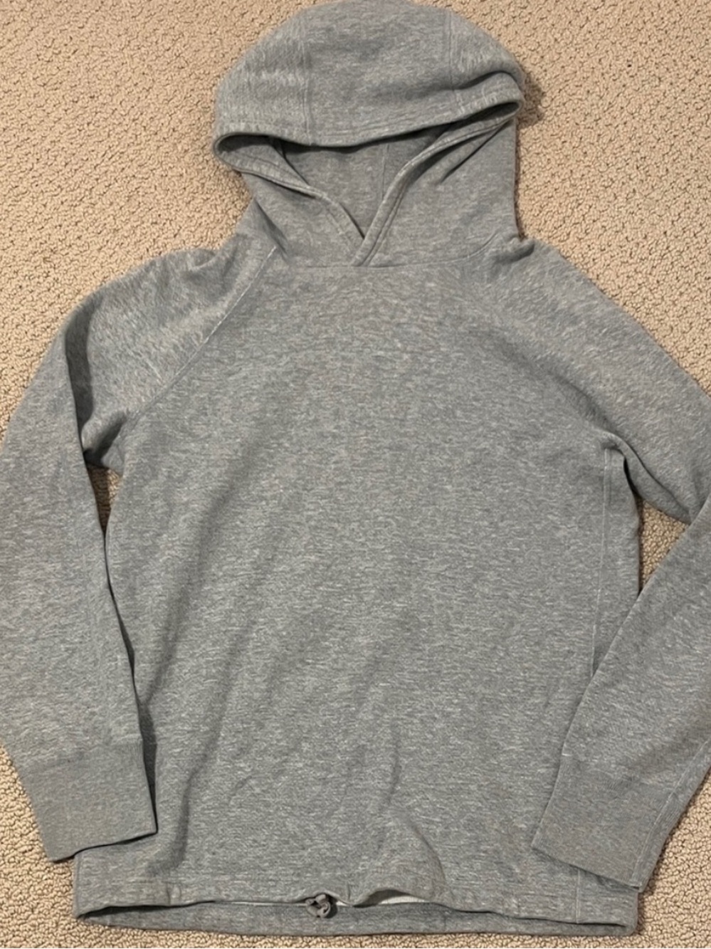 Reigning Champ Heather Gray Men's Hoodie Small Pullover Grey
